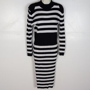 Gabrielle Union Bodycon Sweater Midi Dress